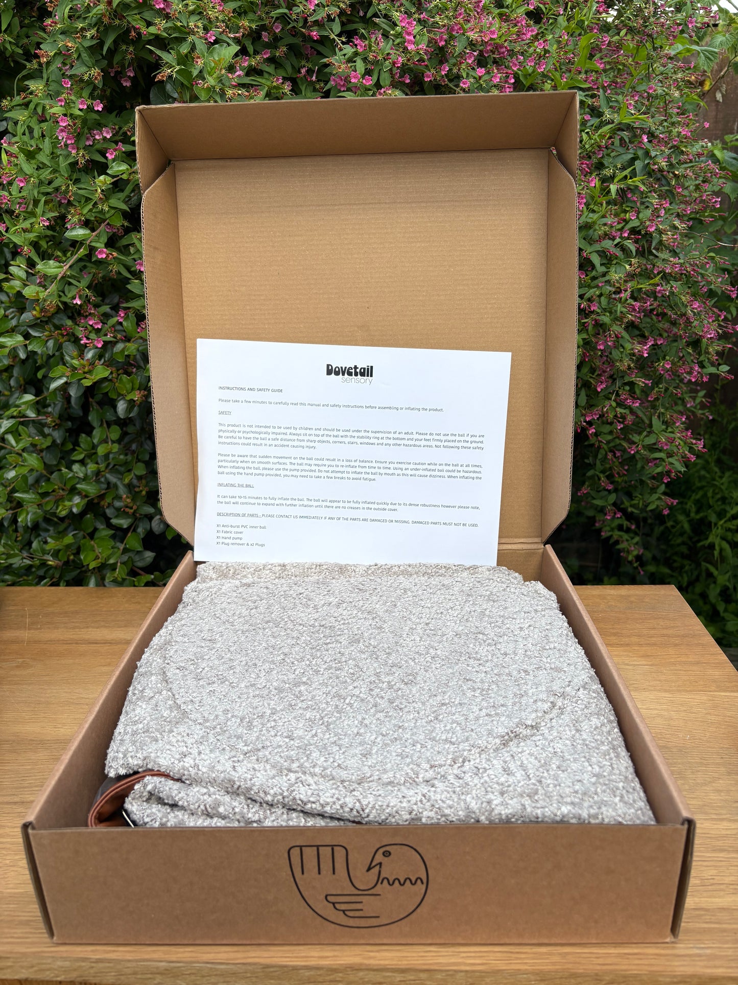 Dovetail Weighted Sensory Ball with Cover