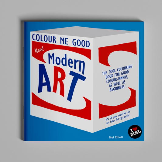 modern Art colouring book
